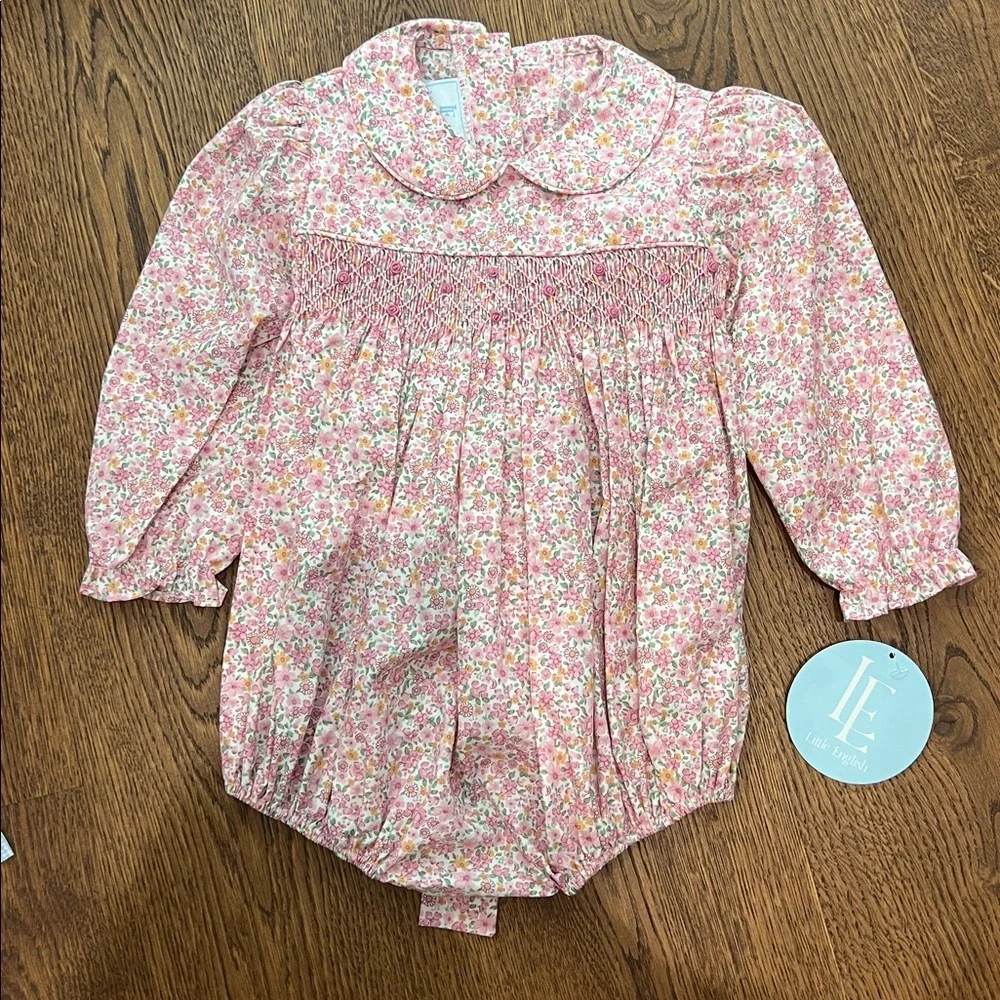 Little English Charlotte Bubble Oakleigh Floral NWT 24M